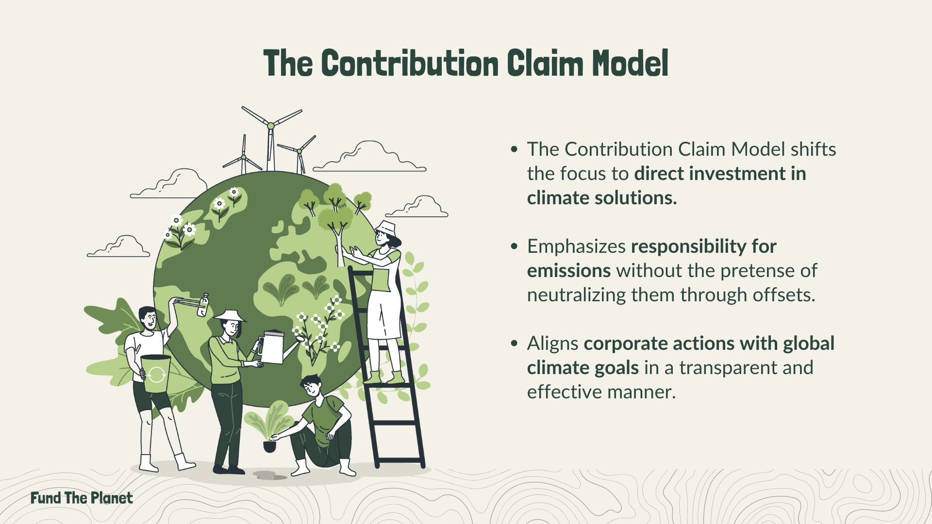 Climate Contributions Claims Model